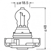 Лампа PSX24W ORIGINAL 24 Вт 12 В OSRAM 2504 1424528744 XRB9V PS X24W - Изображение 2