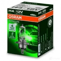 Лампа галогеновая H4 ULTRA LIFE 60/55 Вт 12 В 3000-4000K OSRAM Z 68MV 811465 64193ULT 4008321416230 - Изображение 6