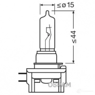 Лампа галогеновая H9 ORIGINAL 65 Вт 12 В OSRAM H9 B Opel Corsa 64243 JLC5K1X