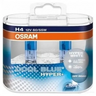 Лампа галогеновая H4 COOL BLUE HYPER+ 60/55 Вт 12 В 5000K OSRAM 1439691558 X4W LO 62193CBHDUOBOX