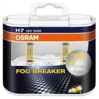 Лампа галогеновая H7 FOG BREAKER 55 Вт 12 В 2600K OSRAM PKWY V 62210FBRDUOBOX 1439691639