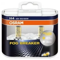 Лампа галогеновая H4 FOG BREAKER 60/55 Вт 12 В 2600K OSRAM ET7585 X 62193FBRDUOBOX 1439691591