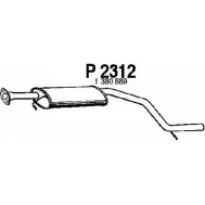 Резонатор FENNO Ford Mondeo 3 (GE, B4Y) Седан 6438013023121 ZYQ 9K P2312