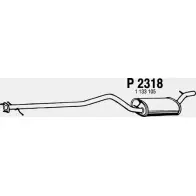 Резонатор FENNO 0 EI7VD Ford Focus 1 Хэтчбек 1.8 DI / TDDi 75 л.с. 1999 – 2004 P2318 6438013023183