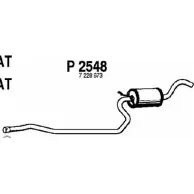 Резонатор FENNO 2R 2FW0 P2548 6438013025484 Ford Fiesta 4 (DX, JA, JB) Хэтчбек 1.1 50 л.с. 1995 – 1996