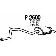 Глушитель FENNO X ZLCD 6438013026009 Ford Mondeo 2 (GD, BAP) Хэтчбек P2600