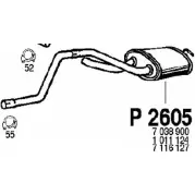 Глушитель FENNO P2605 2897200 6438013026054 9UH JII