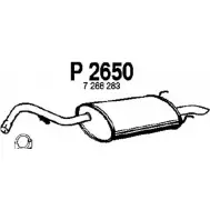 Глушитель FENNO TGY X47 6438013026504 P2650 Ford Escort 7 (FA, GAL, AFL) Седан 1.8 Zetec 16V 105 л.с. 1995 – 1995