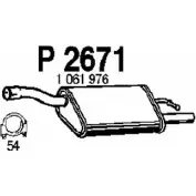 Глушитель FENNO 6438013026719 2897258 2T INFG4 P2671