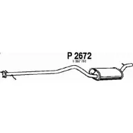Резонатор FENNO P2672 7MU8 KTS 6438013026726 Ford Focus 1 Хэтчбек 2.0 16V 131 л.с. 1998 – 2004