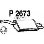 Глушитель FENNO P2673 XA07 8 2897260 6438013026733