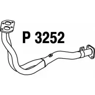 Выхлопная труба глушителя FENNO P3252 Chevrolet Niva 1 (21236) Внедорожник 1.7 4x4 80 л.с. 2002 – наст. время Z QZDM 6438013032529