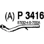Выхлопная труба глушителя FENNO 2897818 6438013034165 32OSKD K P3416