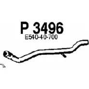 Выхлопная труба глушителя FENNO P3496 IOQ 2IK 2897884 6438013034967
