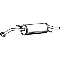 Глушитель FENNO GMID M7C 6438013035537 P3553 Mazda Demio (DW) 1 Хэтчбек 1.3 i 16V 72 л.с. 1996 – 2000