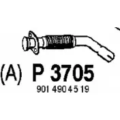 Выхлопная труба глушителя FENNO P3705 6438013037050 Mercedes Sprinter (904) 1 Кабина с шасси 2.9 412 D 4x4 115 л.с. 1997 – 2006 BG9M C