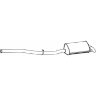 Глушитель FENNO OF 2GV1 6438013037753 P3775 Mercedes C-Class (S203) 2 Универсал 2.7 C 270 CDI (2016) 170 л.с. 2001 – 2007