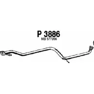 Выхлопная труба глушителя FENNO P3886 6438013038866 Mitsubishi Lancer 6 (C6, C7) Седан 7 7EP4