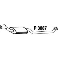 Резонатор FENNO 27G M6 Mitsubishi Pajero Pinin 1 (H60, H70) 1999 – 2007 P3887 6438013038873
