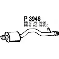 Резонатор FENNO 6438013039467 Mitsubishi L200 3 (K7T, K6T) Пикап 2.5 TD 4WD 99 л.с. 1996 – 2007 9 LZPK P3946