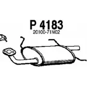 Глушитель FENNO P4183 Nissan Primera (P10) 1 1990 – 1996 W9E 78 6438013041835