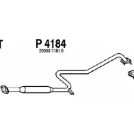 Резонатор FENNO 6438013041842 ULJMP1 Z Nissan Primera (W10) 1 Универсал 1.6 i 102 л.с. 1991 – 1998 P4184
