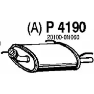 Глушитель FENNO NG HQU Nissan Almera (N15) 1 1995 – 2000 6438013041903 P4190