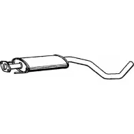 Резонатор FENNO P4274 6438013042740 Nissan Note 2 J8A8A1