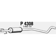 Резонатор FENNO P4308 Opel Astra (G) 2 Универсал 1.2 16V (F35) 75 л.с. 2000 – 2004 6438013043082 FWR 0CD