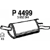 Глушитель FENNO 6438013044997 P4499 Opel Corsa (B) 2 1993 – 2000 4N 7VD