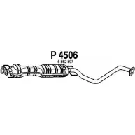 Резонатор FENNO 6438013045062 P4506 Opel Vectra (B) 2 Универсал 2.0 DTI 16V (F35) 101 л.с. 1997 – 2003 ZU OEHTY