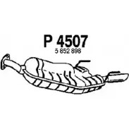 Глушитель FENNO 6M E3W Opel Vectra (B) 2 Седан 2.2 DTI 16V (F19) 125 л.с. 2000 – 2002 6438013045079 P4507