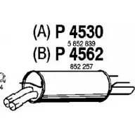 Глушитель FENNO Opel Omega (B) 2 Седан 2.5 V6 (F69) 170 л.с. 1994 – 2000 6438013045307 TTWH E P4530