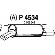 Глушитель FENNO YL LH5 6438013045345 Opel Omega (B) 2 Седан 3.0 V6 (F69) 211 л.с. 1994 – 2001 P4534