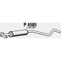 Резонатор FENNO 3S6P TEV 6438013045857 Opel Astra (G) 2 Универсал 1.4 (F35) 90 л.с. 2004 – 2009 P4585