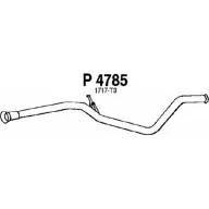 Выхлопная труба глушителя FENNO Peugeot 307 1 (3AC, PF2) Хэтчбек 2.0 HDi 135 136 л.с. 2003 – 2024 JG1R LT P4785 6438013047851