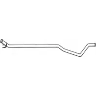 Выхлопная труба глушителя FENNO Peugeot 307 1 (3A, H, E, PF2) 2000 – 2011 6438013048292 J F55Y P4829