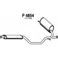 Резонатор FENNO 6438013048544 Peugeot 607 1 (9D, U) Седан 2.0 136 л.с. 2000 – 2005 P4854 GJ5 5ME