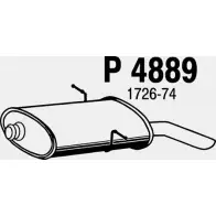 Глушитель FENNO 3 2UWJV P4889 Peugeot 405 2 (4B) Седан 1.9 TD 90 л.с. 1992 – 1995 6438013048896