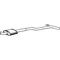 Резонатор FENNO D FJS9 6438013050257 P5025 Renault Clio (BB, CB) 2 Хэтчбек 1.4 (B/CB0C) 75 л.с. 1998 – 2005