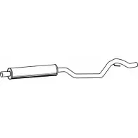 Резонатор FENNO 6438013053968 P5396 Saab 9-3 (YS3F) 2 Седан 2.0 t 175 л.с. 2002 – 2015 WL TDP