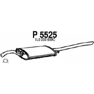 Глушитель FENNO Seat Toledo (1L) 1 Хэтчбек 1.6 i 71 л.с. 1991 – 1993 P5525 D FJNCS5 6438013055252