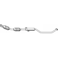 Катализатор FENNO Toyota Corolla Verso (E120) 2 Минивэн 1.6 VVT i (ZZE121) 110 л.с. 2001 – 2004 P676CAT A0E2 I 6438013006766