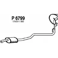 Резонатор FENNO Toyota Corolla (E100) 7 Универсал 1.3 xLI (EE101) 75 л.с. 1995 – 1997 P6799 6438013067996 THS O0JA