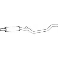 Резонатор FENNO Volkswagen Passat (B6) 4 Седан 2.0 TDI 110 л.с. 2008 – 2010 L 4JSS 6438013071146 P7114