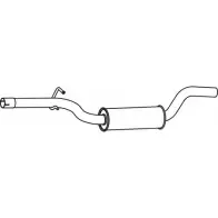 Резонатор FENNO 6438013071887 Volkswagen Passat (B6) 4 Седан 1.6 102 л.с. 2005 – 2010 OYE 8DY P7188