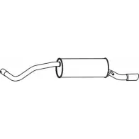 Глушитель FENNO RH3O 7 Volkswagen Polo (6R1, 6C1) 5 Хэтчбек 1.4 (6R1) 85 л.с. 2009 – 2014 6438013071955 P7195