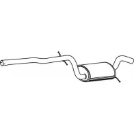 Резонатор FENNO P72026 Volkswagen Golf 6 (AJ5) Универсал 1.6 TDI 105 л.с. 2009 – 2013 6438013720266 5AL0M 7Y