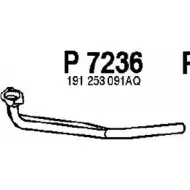 Выхлопная труба глушителя FENNO Seat Toledo 6438013072365 9 75C8 P7236