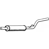 Резонатор FENNO Volkswagen Caddy (2KA, 2KH, 2CA, 2CH) 3 Фургон 1.6 BiFuel 102 л.с. 2011 – 2015 E8 CE2E 6438013075670 P7567